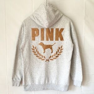 VS PINK‎ Hoodie - Everyday Lounge Shine Campus Pullover XS Sweatshirt